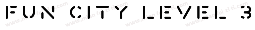Fun City Level 3 Basic字体转换